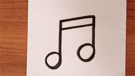 how to draw a music note