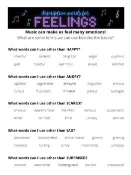 words to describe how music makes you feel: the emotional tapestry of notes and rhythms